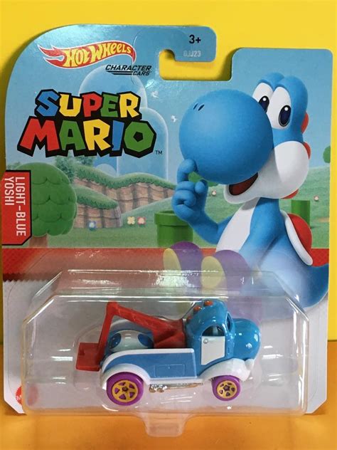 Light Blue Yoshi Super Mario Hot Wheels Character Cars Aukro