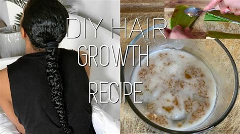 Diy Hair Growth Recipe For Healthy And Fast Hair Growthnatural Hair Youtube