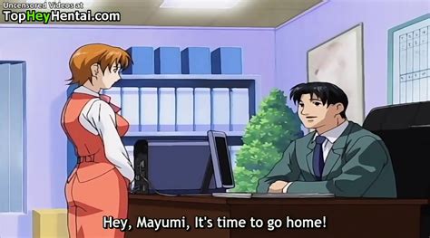 Hentai Sexy Secretary With Big Tits Gets Fucked