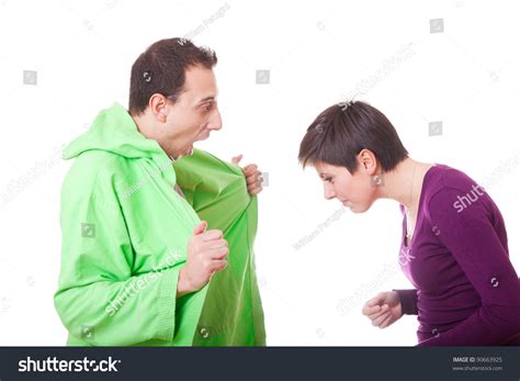 Woman Looking Her Boyfriend Nude After Stock Photo Edit Now 90663925