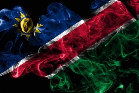 Guyana Smoke Flag Black Background Stock Photo By Vladem 201373240