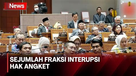 Hak Angket Dibahas Di Sidang Paripurna DPR INews Malam 05 03 YouTube