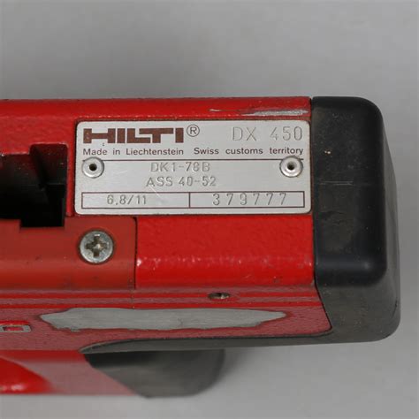 BOLT GUN HILTI, cartridge type / BULTPIS… | Auktion.se