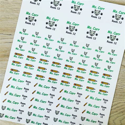 Teacher Name Stickers - Love It Labels