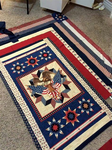 Patriotic Panel Quilt Patterns Panel Quilts Patriotic Quilts