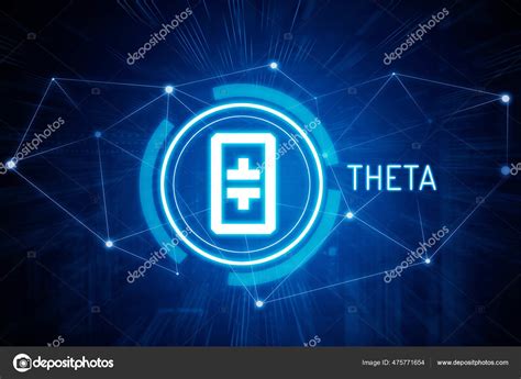 Double Exposure Theta Symbol Connection Network Virtual Screen