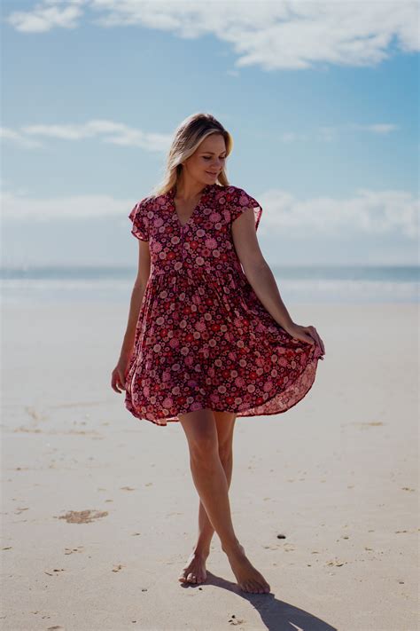 DRESS HS P ESME MINI MALBEC Naked Gypsy