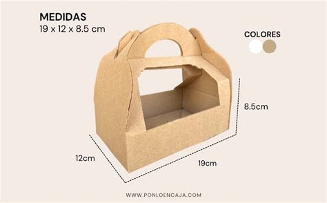 Lonchera mini con ventana Cajas de Cartón