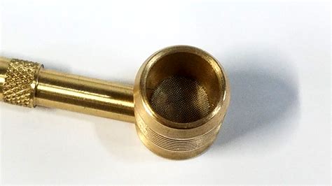 Metal Tobacco Smoking Pipe Solid Brass Made In Usa Bowl High Quality Ebay