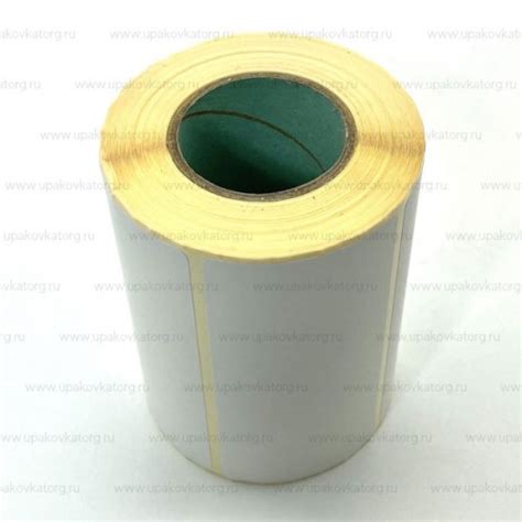 Термоэтикетка 100х50 мм ЭКО в рулоне купить оптом на УпаковкаТорг