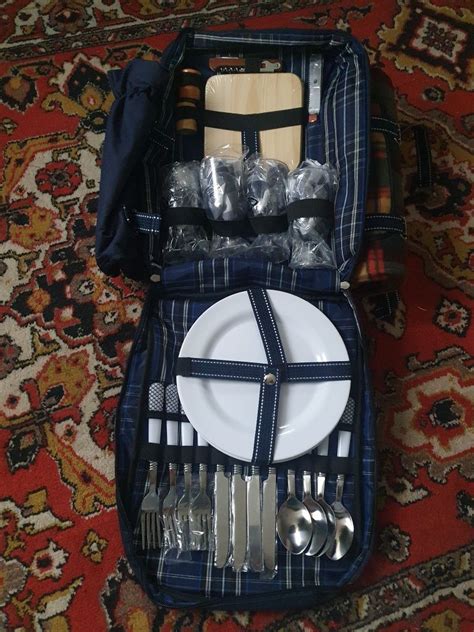 Рюкзак для пикника с набором посуды и одеялом Eono Cool Bag, Новый ...