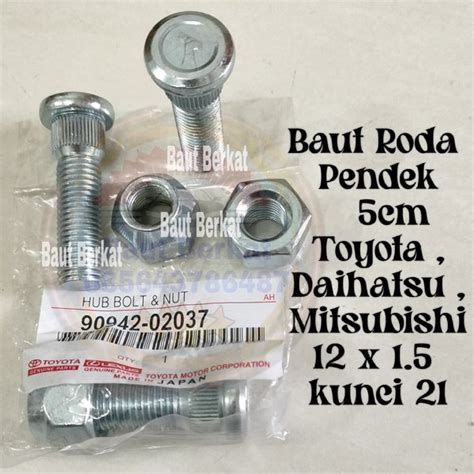 Jual Baut Roda Kijang Pendek Avanza Agya Ayla Xenia Rush Sigra Terios