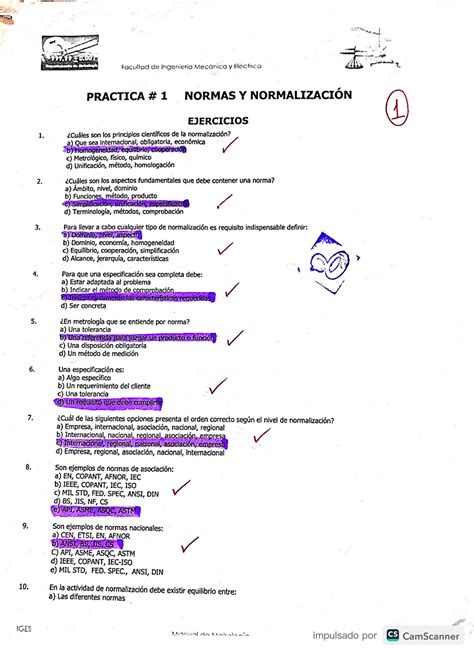 Práctica 1 Normas y normalización Metodologia de la investigacion