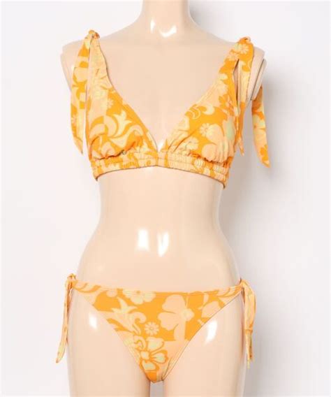 BILLABONG レディース RIBBON TRI BIKINI ビキニ 2024年春夏モデル ビラボンボタニカル柄ビキニ 水着水着BILLABONGビラボンのファッション