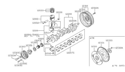 01131-00021 Genuine Nissan #0113100021 Bolt