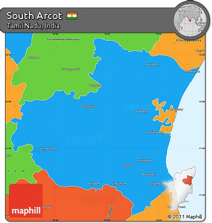 Arcot In Tamil Nadu Map - Cassie Anjanette