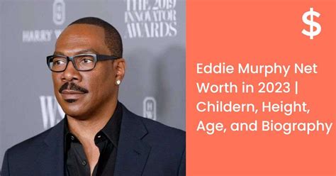 Eddie Murphy Net Worth In 2023 | Childern, Height, Age, And Biography ...