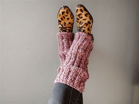 Knitting Pattern Legwarmerssuper Easy Patternknit Pattern Etsy