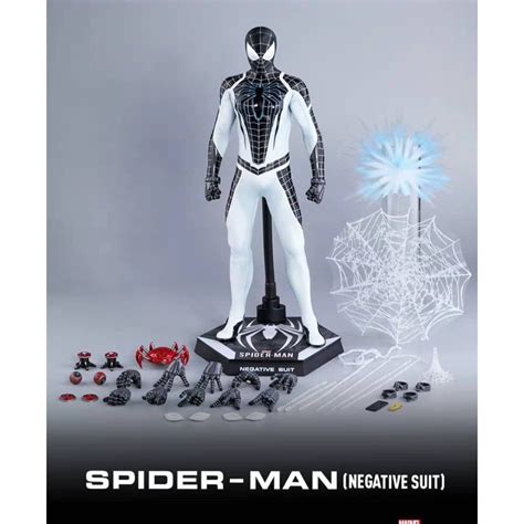 M H Nh Hot Toys Spider Man Negative Suit Shopee Vi T Nam