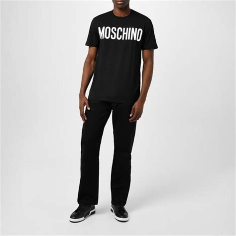 MOSCHINO | Logo T Shirt | Men | Regular Fit T-Shirts | Flannels