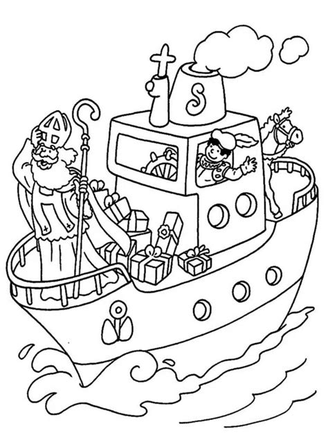 35 Sinterklaas Kleurplaat Voor Een Kleurig Feest