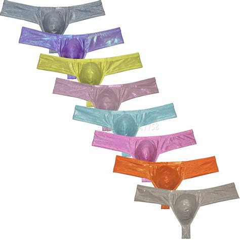 Sous V Tement Brillant Pour Homme Cale On Skimpy Bikini Rehausseur Slip Hipster Jockstrap