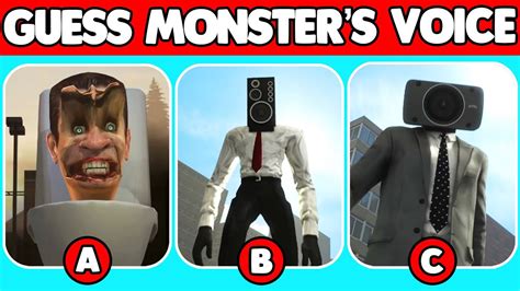 Can You Guess The Scariest Monster By Voice Youtube