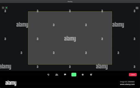 google meet desktop stock vector images alamy