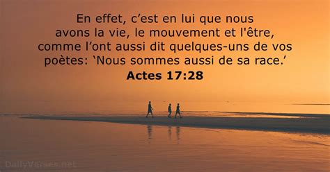 6 août 2023 Verset Biblique du Jour Actes 17 28 DailyVerses net