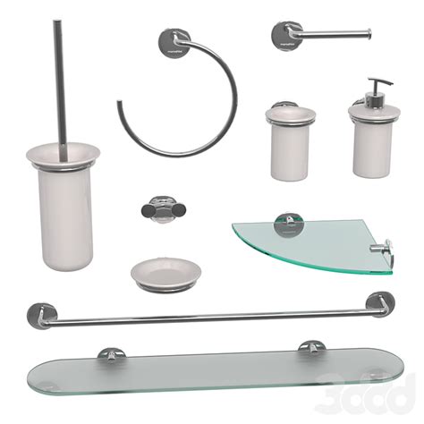 Аксессуары для ванной Lirio - Декор для санузла - 3D модель