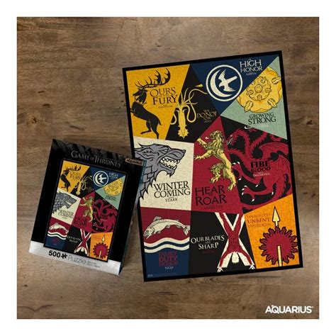 Aquarius Ent Game Of Thrones Mottos Pcs Puzzle X Cm