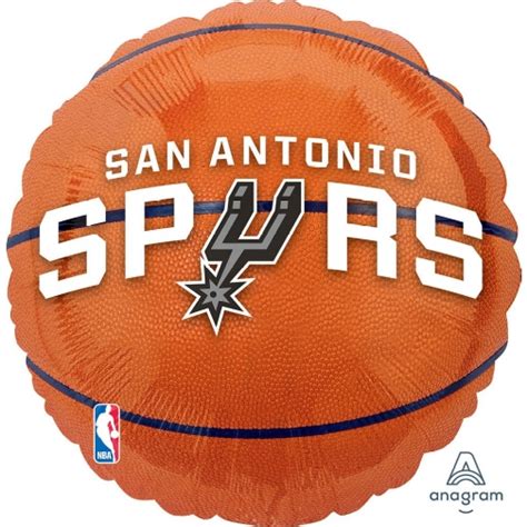 17" NBA Basketball San Antonio Spurs - Mylar Foil Balloon | Balloon ...