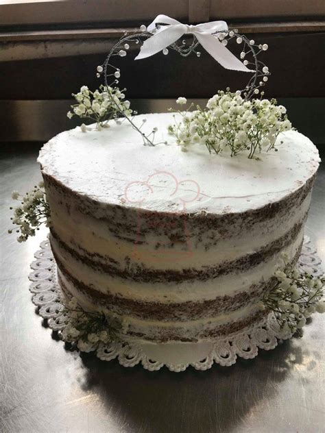 Svadobn Torty Naked Nah Cukr Re Mi K Tren N