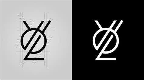 Vector Del Logotipo Yl Vector Premium