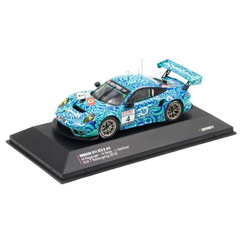 IXO 1:43 - 1 - Model race car - Porsche 911 GT3 R #4 VLN Nürburgring ...
