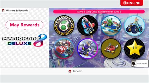 Nintendo Switch Online Missions And Rewards Fifth Wave Of Mario Kart 8 ...