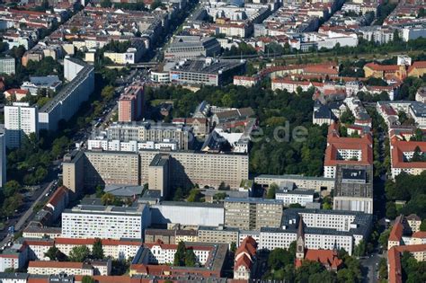 Luftbild Berlin Gebäudekomplex der Stasi Gedenkstätte des ehemaligen