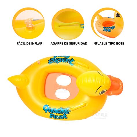 Ripley Flotador De Piscina Modelo Pato En Color Amarillo