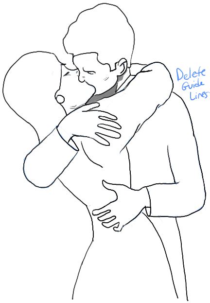 draw kissing drawing  passionate kiss  valentines day