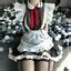 Damen Lolita Kellnerin Kost M Maid Outfit Netzkleid R Schen Cosplay Lingerie Ebay