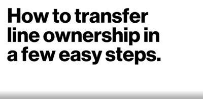 How to transfer line ownership