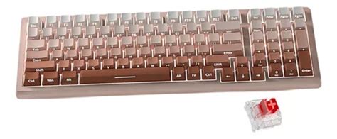 Teclado Mec Nico Hot Swappable Interruptor Vermelho Frete Gr Tis