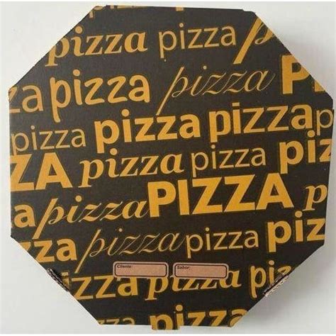 Caixa De Pizza Oitavada Separada Cm C Unidades Shopee Brasil