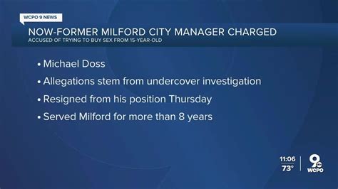 Now Former Milford City Manager Charged With Trying To Buy Sex From Year Old