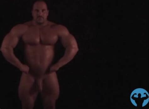 Bald Bearded Bodybuilder Naked Posing ThisVid