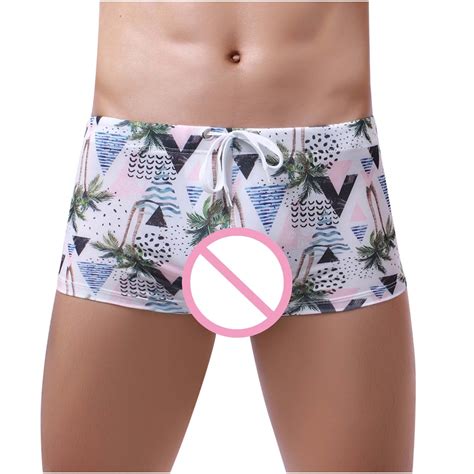 Ganfancp Mens Fishnet Stockings Men S Low Waist Solid Color Striped Drawstring Hot Spring Quick