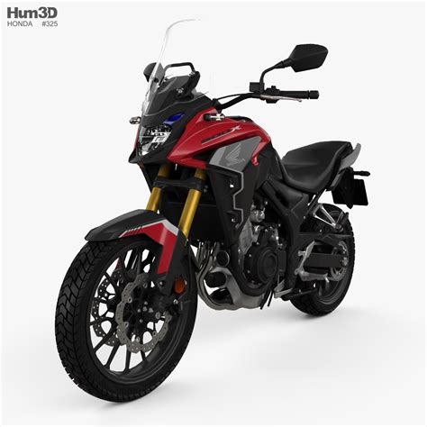 Honda CB500X 2022 3D model - Download Motorcycle on 3DModels.org