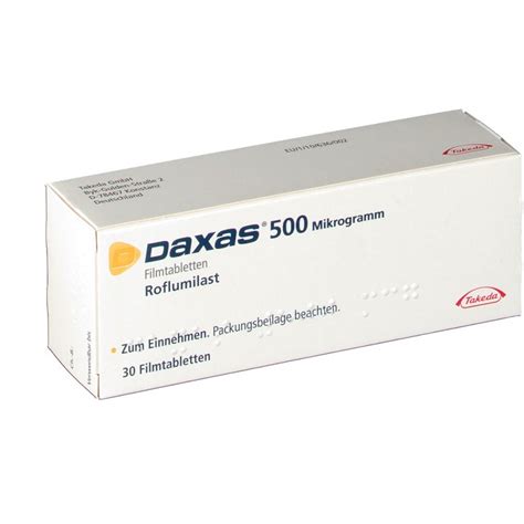 DAXAS 500 mcg 30 Tablet Prospektüsü