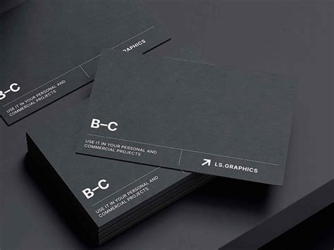 Elegant Business Cards Mockup Psd