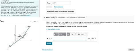 Solved Fundamental Problem 2.13 Figure 45° 8 F = 75 lb 1 of | Chegg.com 